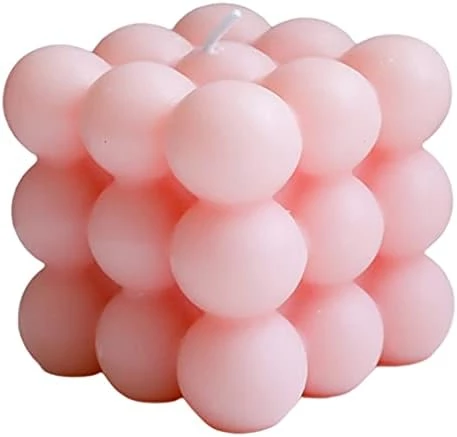 bougie bublle rose