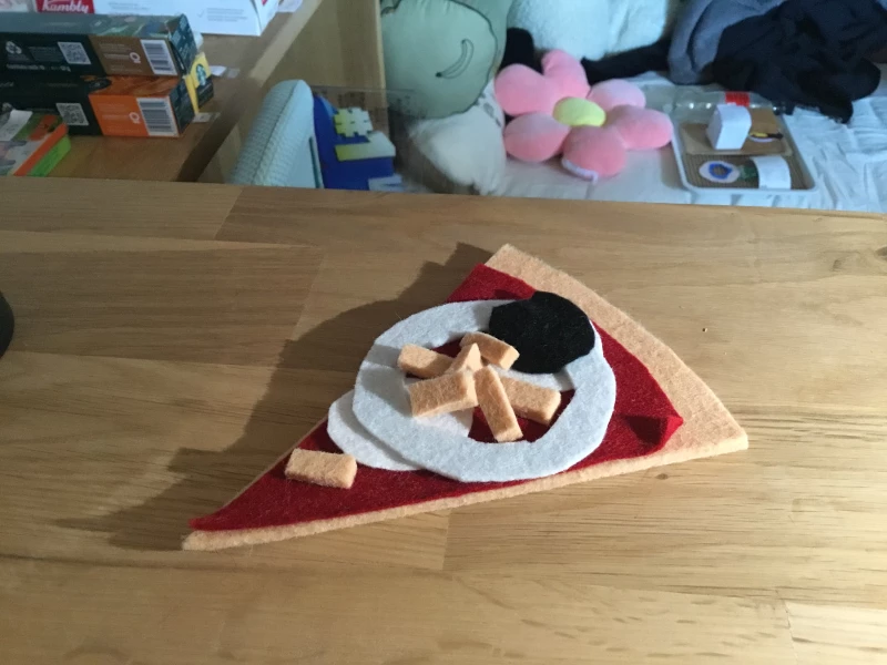 Une part de Pizza napolitaine