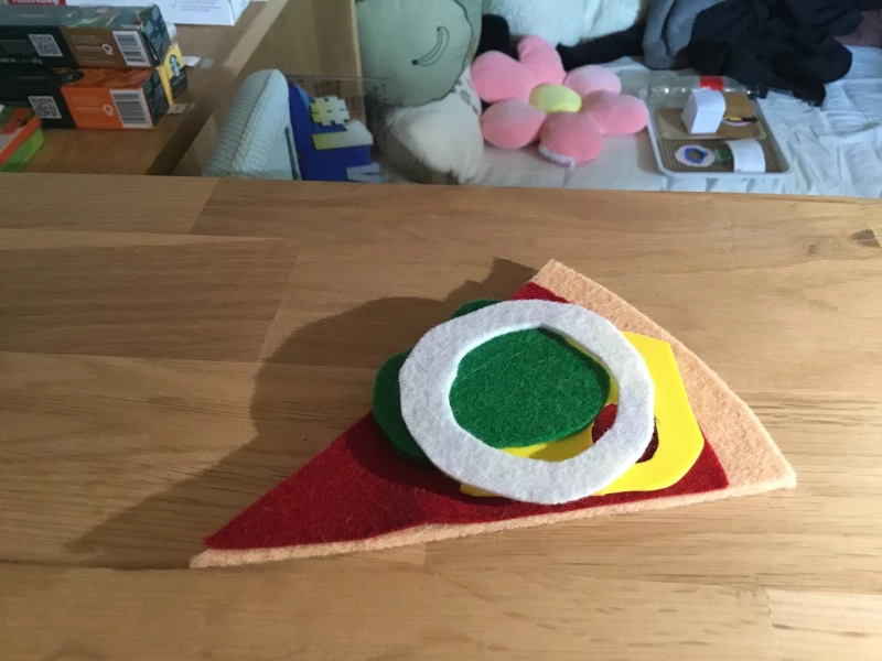 Une part de Pizza Vegan