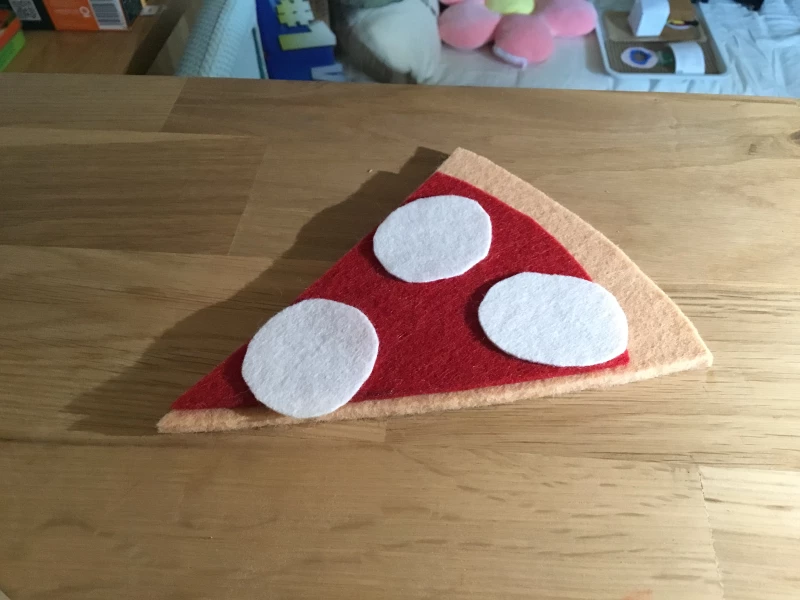 Une part de Pizza Margeritha