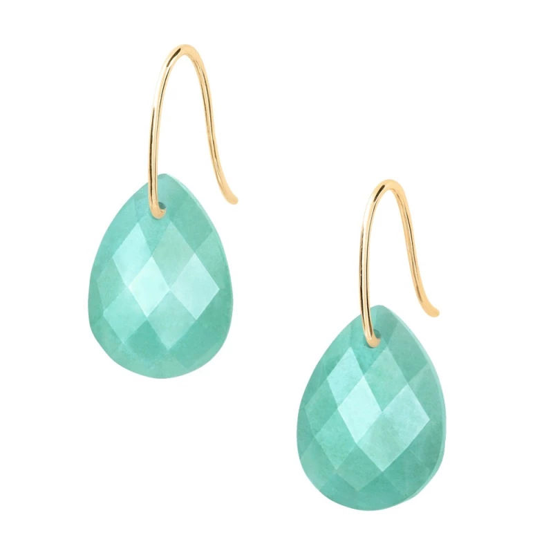 Boucles Alma Amazonite