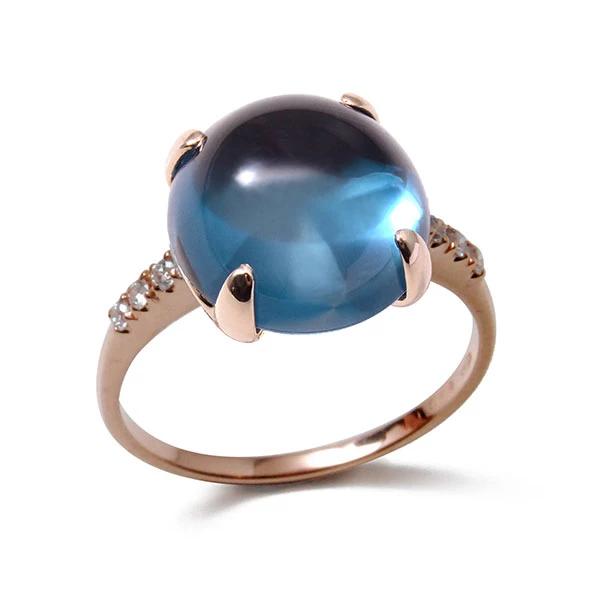 Bague Topaze London Blue