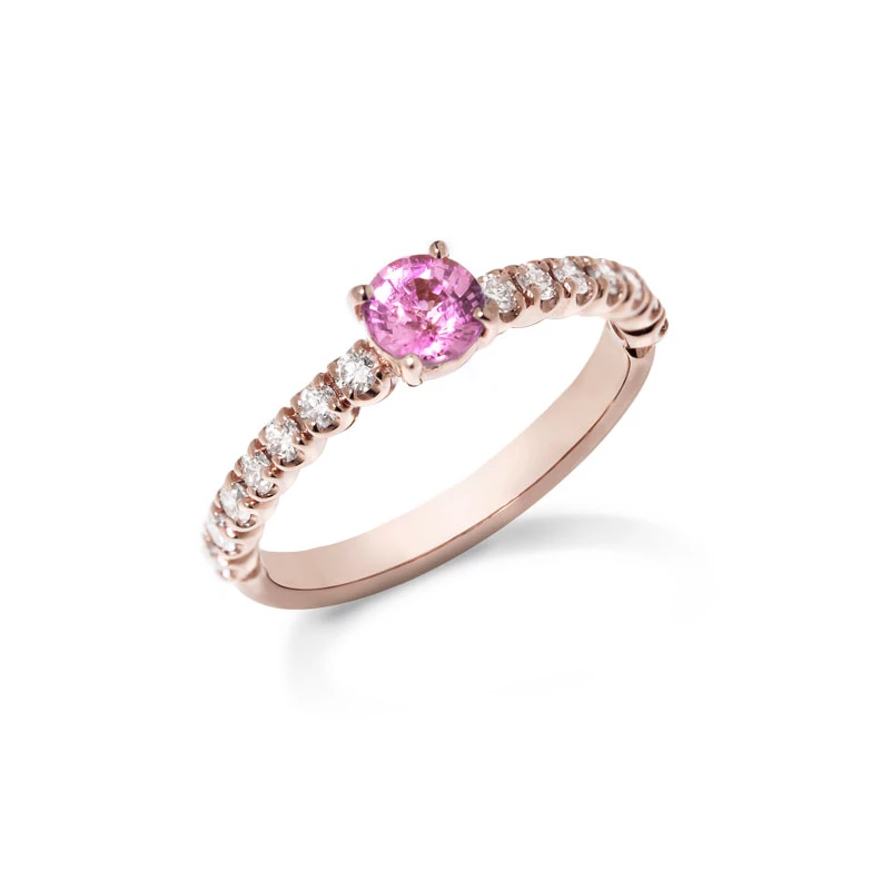 Bague Saphir Rose