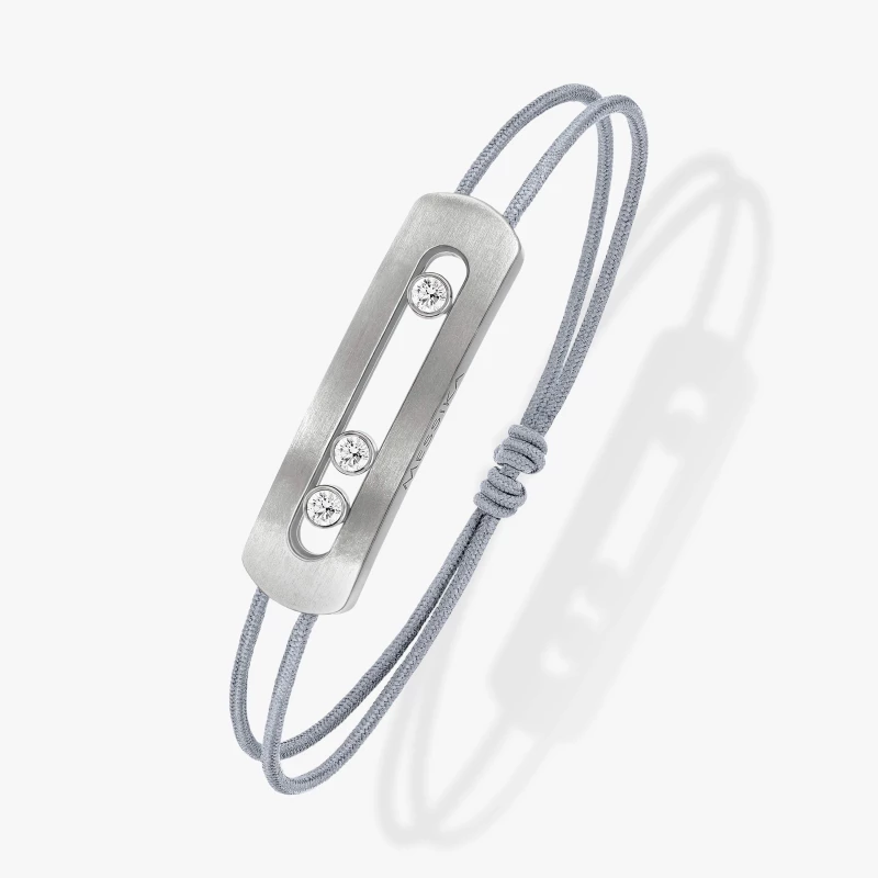 Bracelet Move Titanium sur cordon