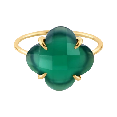 Bague Victoria Agate Verte