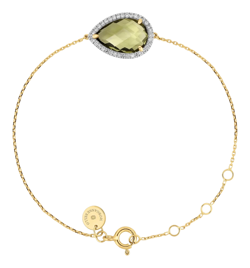 Bracelet Alma Quartz Olive