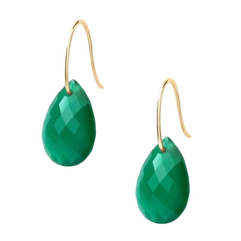 Boucles Alma Agate Verte