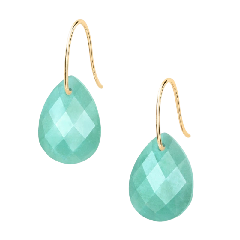 Boucles Alma Amazonite