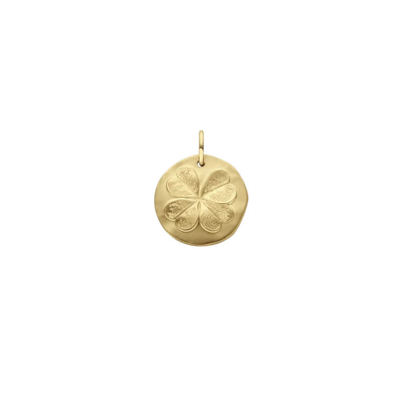 Médaille Trèfle vermeil
