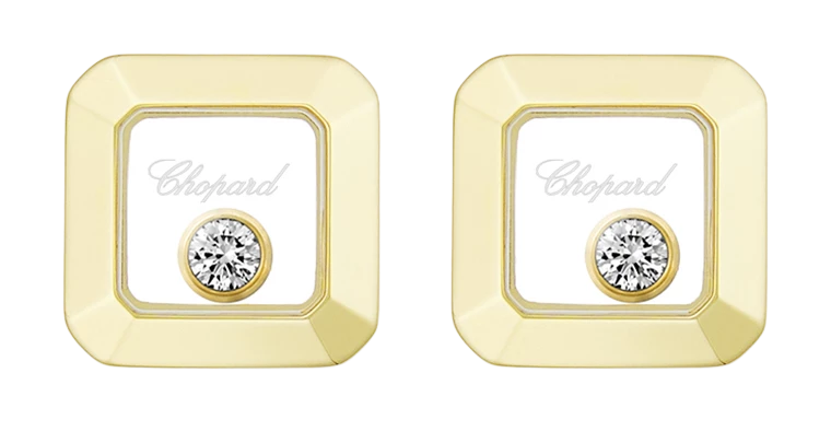 Boucles Happy Diamonds Carré