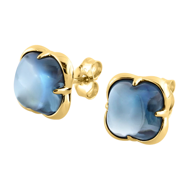 Boucles Songe Topaze London Blue