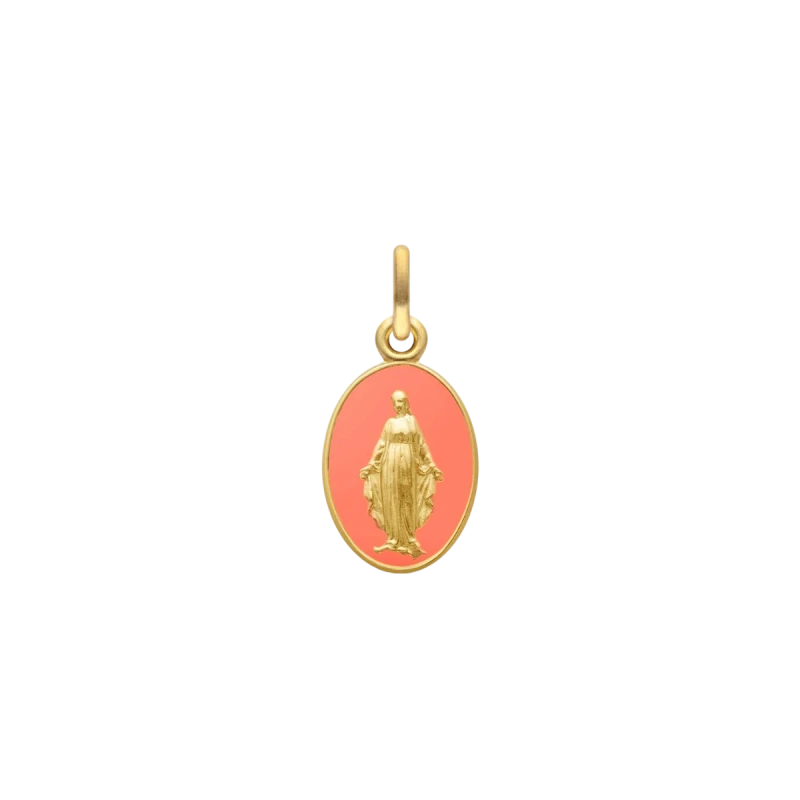 Médaille Miraculeuse Rose Pétunia