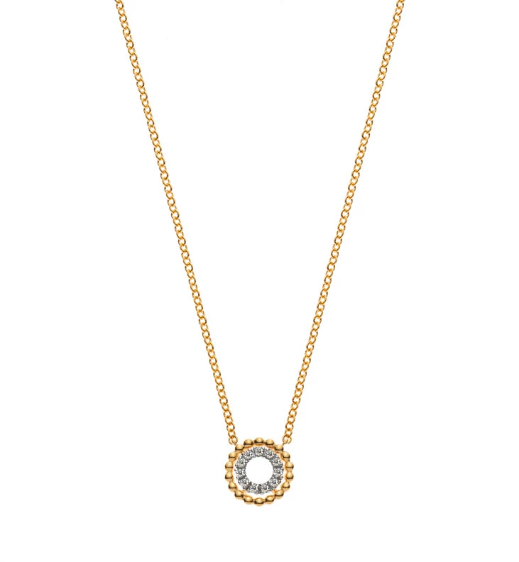 Collier motif rond