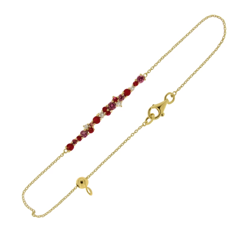 Bracelet Pierres de couleurs