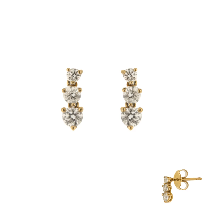 Boucles diamants