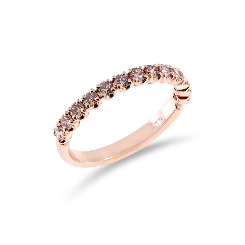 Bague Archetti Diamants Bruns
