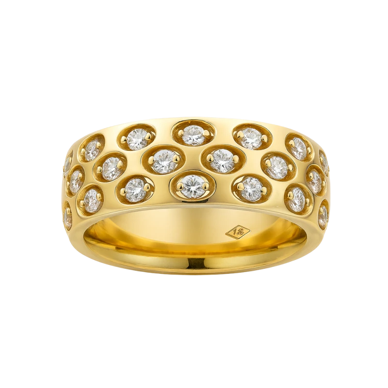 Bague Large Diamants