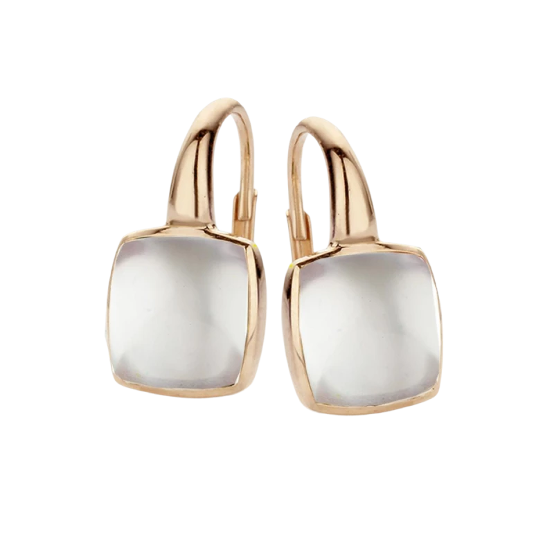 Boucles Pantelleria Topaze Blanche