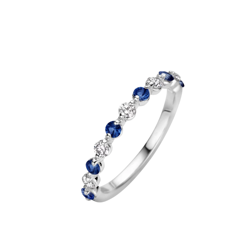 Bague Saphirs & Diamants