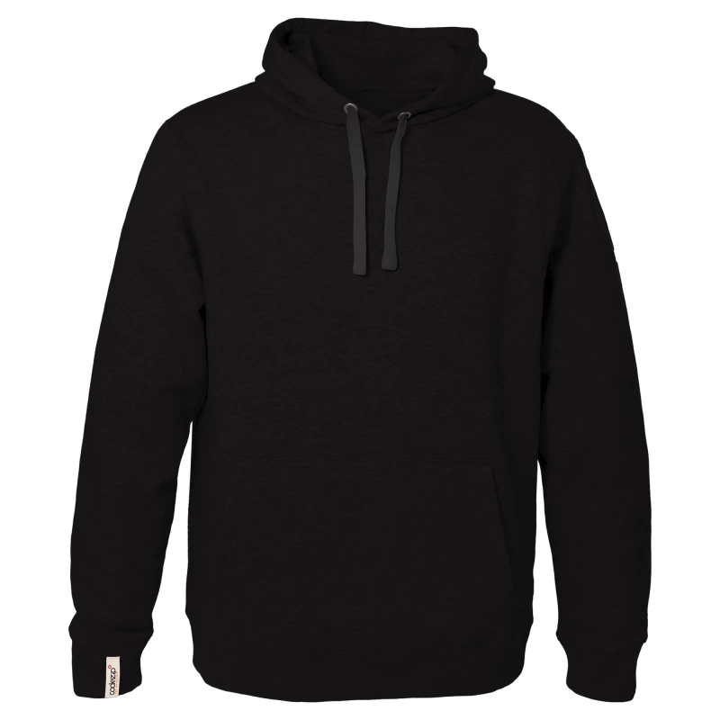 Deep black hoodie