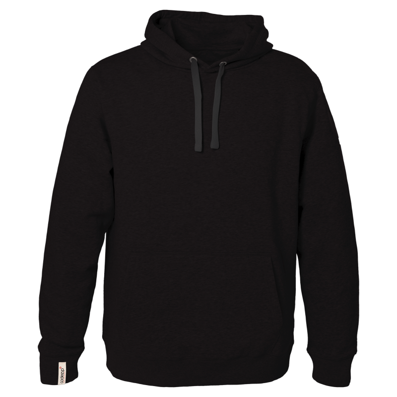 Sweat à capuche noir profond