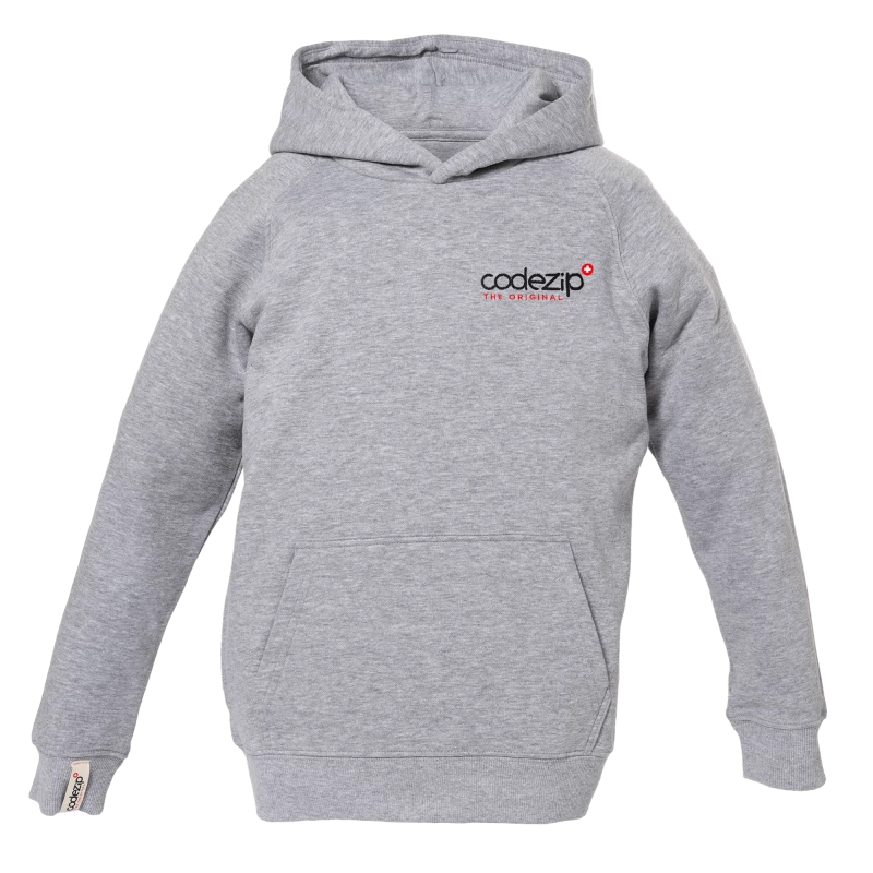 Kids hoodie grey with original logo 