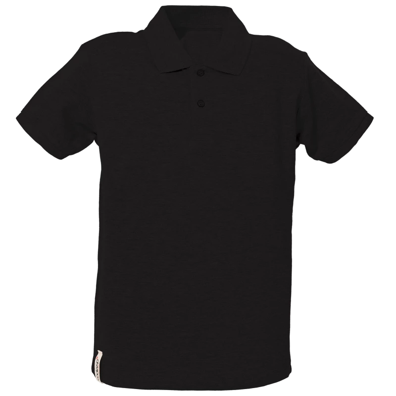 Black polo short sleeves kids