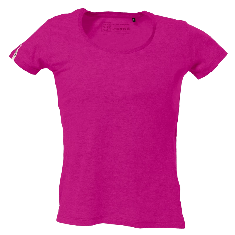 Knallig pinkes Damen T-Shirt