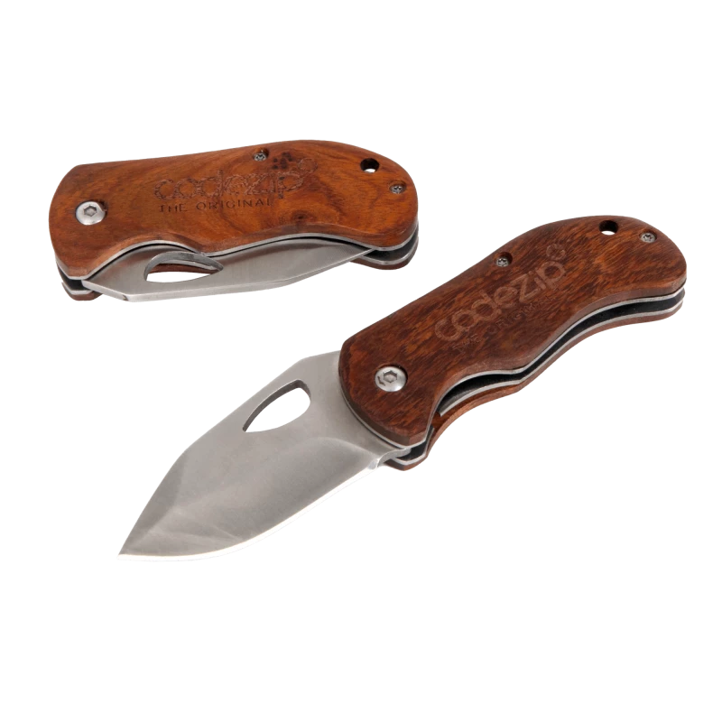 Couteau de poche en bois naturel