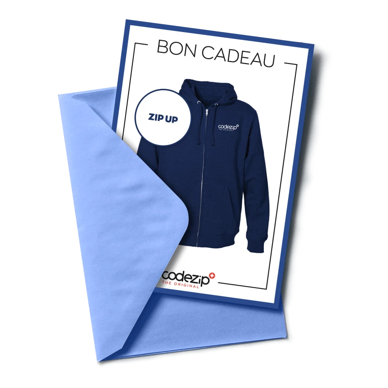 Bon cadeau pour un Zip-up !