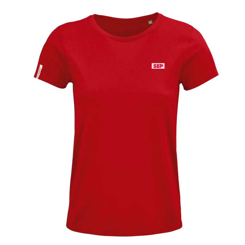 T-Shirt Miss rouge suisse avec logo SEP