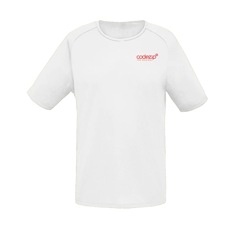 T-shirt sporty blanc