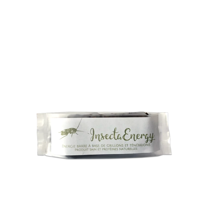 Barre Énergétique aux Vers de Farine et Grillon | 40g | Insectafood