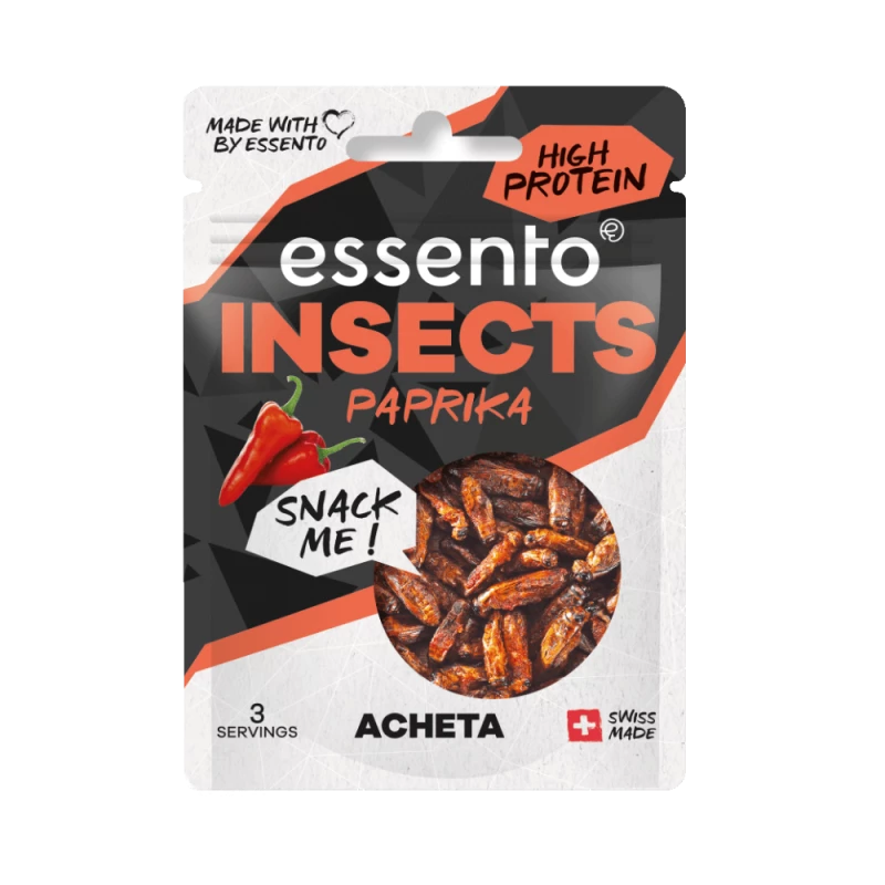 Snack Grillen Acheta Paprika | 18g | Essento