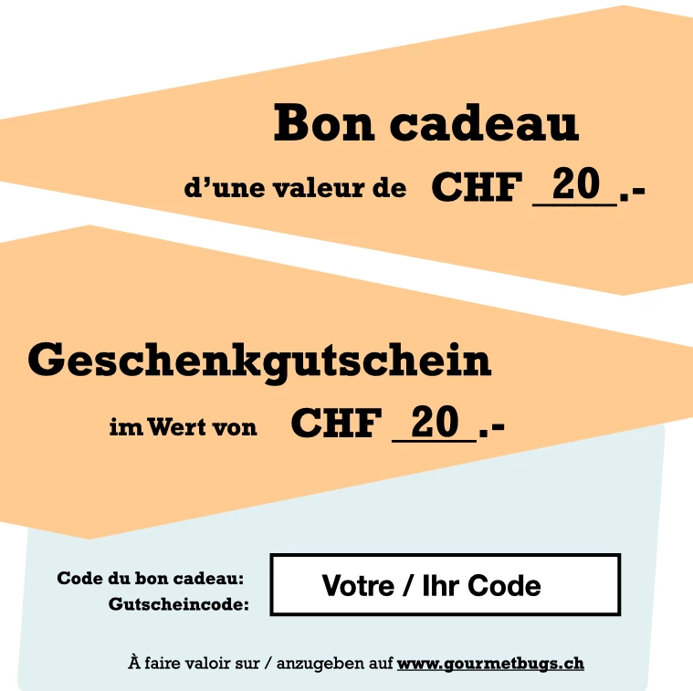 Bon cadeau CHF 20.-