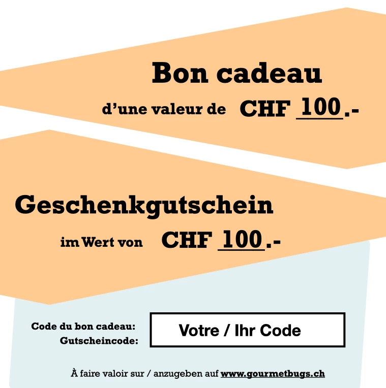 Bon cadeau CHF 100.-