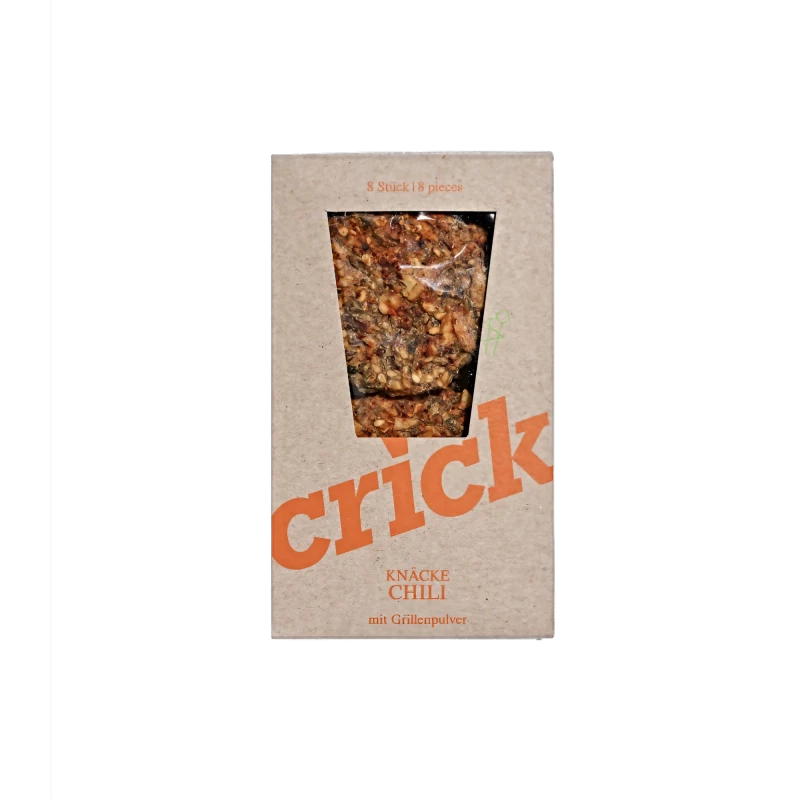 Biscuits Salés aux grillons en poudre | Chili | 50g | crick