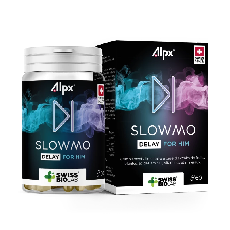 Alpx Slowmo Delay for HIM / For men - 60 capsules